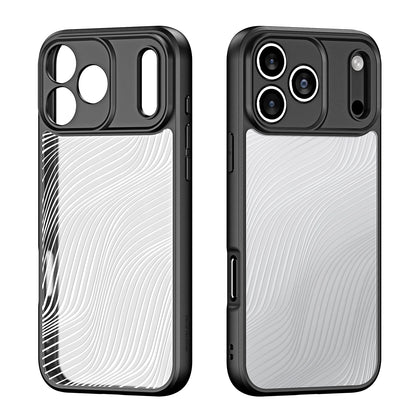 DUX DUCIS Magnetic Phone Case for iPhone 17 Pro Max & iPhone 17 Air Back Stand Cover with Transparent Flowing Lines Design