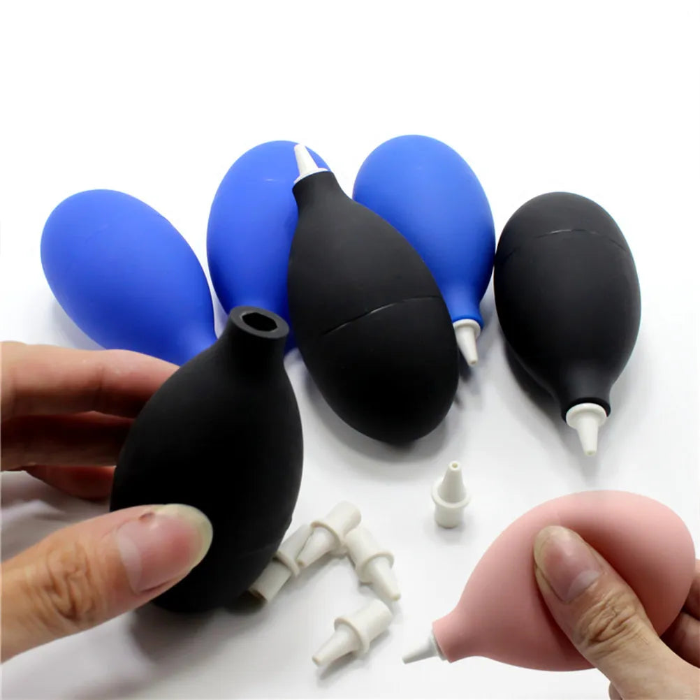4Pcs Silicone Blowing Ball Dust Blower for Succulents Watches Lenses Computers Camera Cleaning Tool Squeeze Suction Bulb Air
