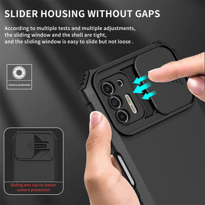 For Motorola Moto G Power G Stylus 2021 Case Slide Camera Protect Phone Case For Moto G Pure G9 Plus G30 Stand Armor Back Cover