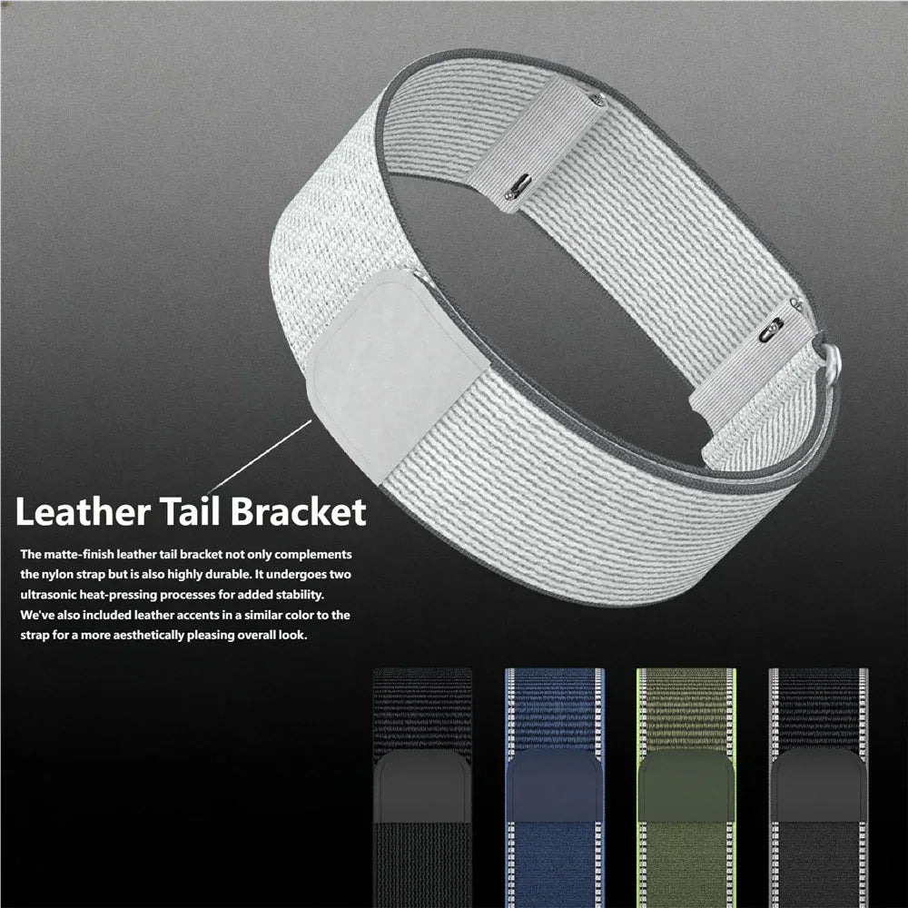 Adjustable Nylon Strap For Amazfit Helio Bicep/Wrist Band Breathable Sport Fitness Tracker Replacement Loop Accessories