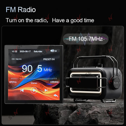 MINI touch screen TF Audio in wall amplifier home theater bluetooth control panel Background music player stereo ceiling speaker