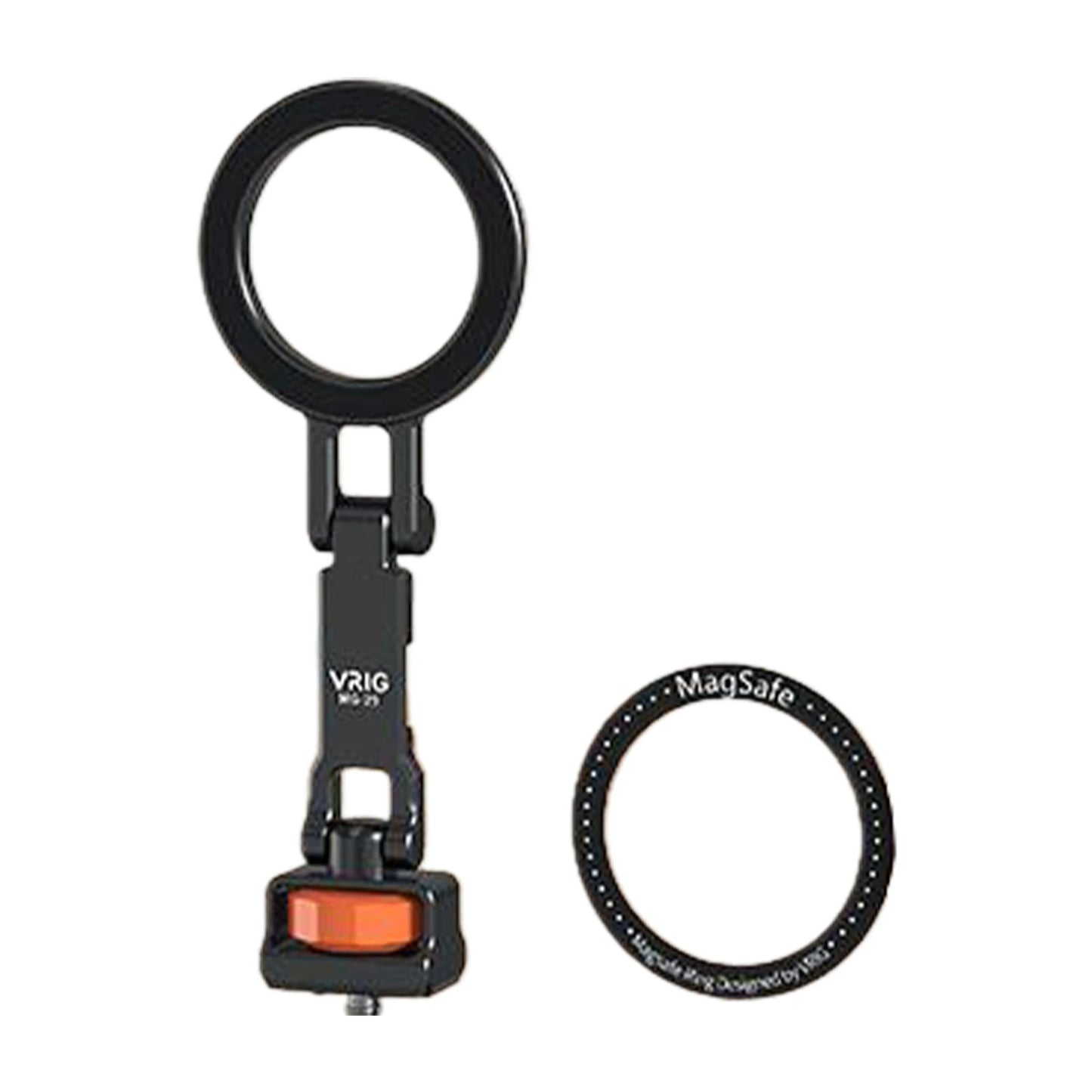 Magnetic Cold Shoe Mount for Phones Magnetic Foldable Phone Stand 1/4 Screw and Cold Shoe Mount for Live Streaming Photography