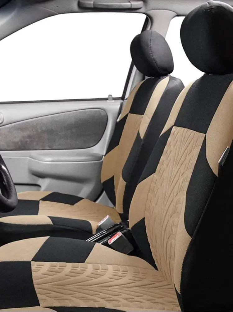 Customized Four Seasons Universal Polyester Full Set Car Seat Covers by PDG ibma