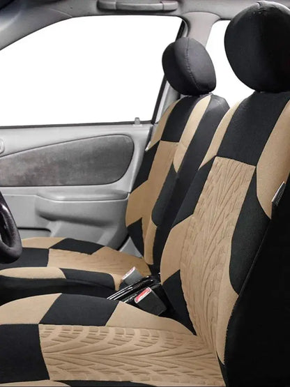 Customized Four Seasons Universal Polyester Full Set Car Seat Covers by PDG ibma