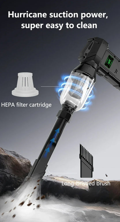 New Powerful Violent Fan 990000RPM Turbo Air Blower 380G Thrust High Speed Brushless Turbo Jet Blower With LED Lighting