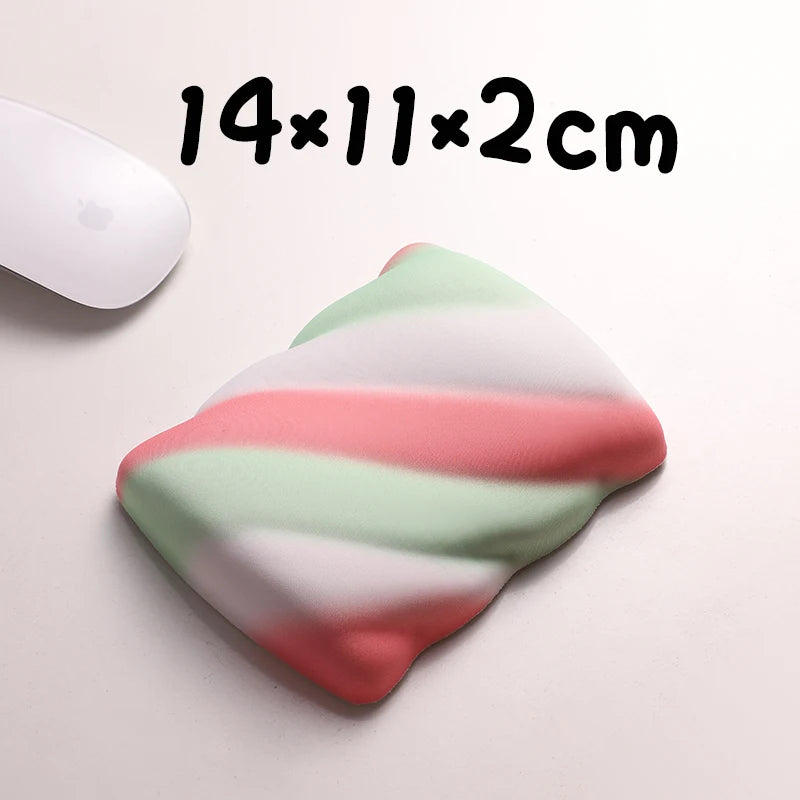 Mouse Wrist Rest Ergonomic Memory Foam Anti-Slip Rubber Base Keyboard Wrist Rest Support and Mouse Pad Wrist Rest for Computer