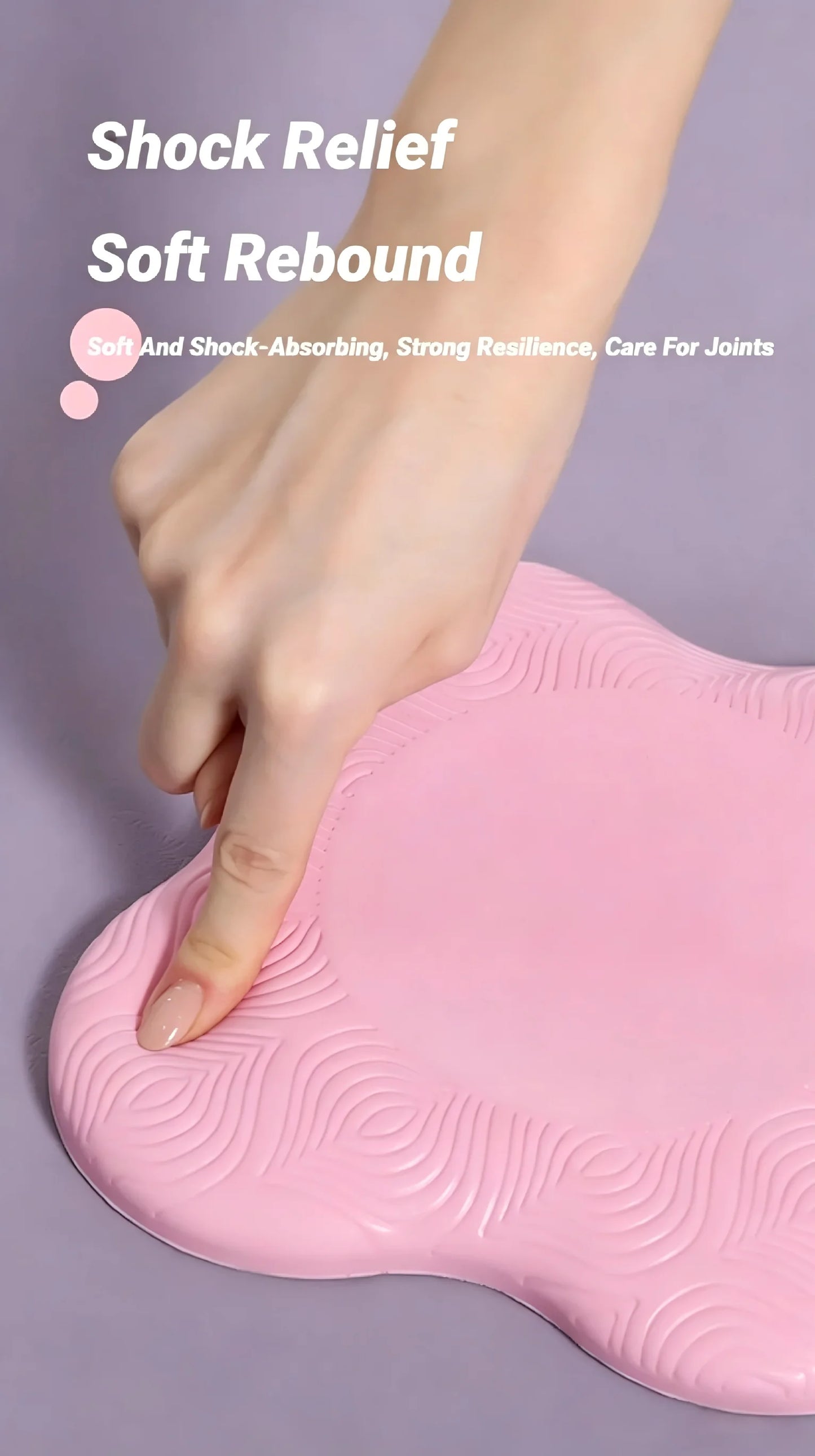Yoga Knee Pad Non Slip Thick PU Support Cushion Joint Pain Relief Mat for Pilates Floor Sports Fitness Workout