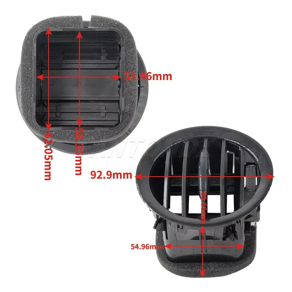 13417363 2201099 13365420 A/C Air Vent Cover Outlet Grille Black/Chrome Fits For Opel ADAM CORSA D MK3 Vauxhall