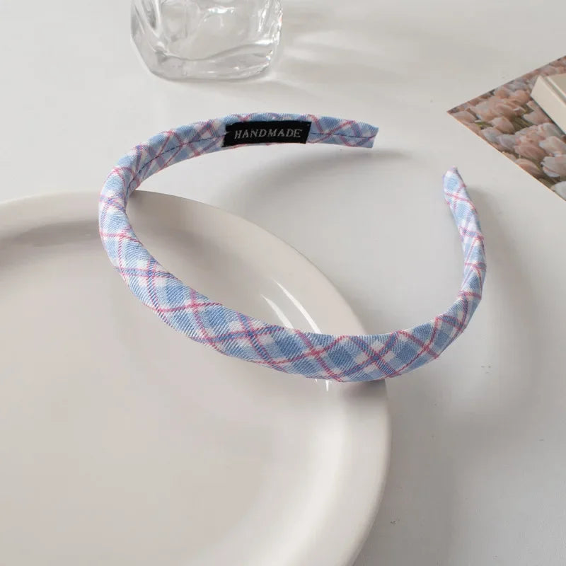 Thin Sponge Hairband 2024 Spring Summer Women's Girls Elegant Head Band Makeup Face Wash Hair Hoop Fashion Hair Accessories