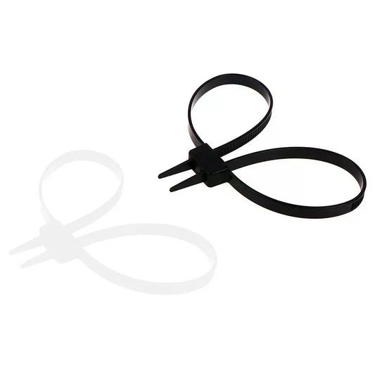 1Pc Plastic Police Handcuffs Double Flex Cuff Handcuffs Zip Tie Nylon Cable Ties