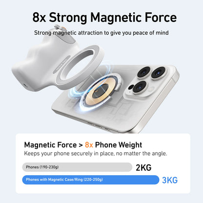 TELESIN Phone Camera Shoot Hand Grip Magnetic Smart Phone Holder Shooting Aid Remote Control Handle For Iphone Android Phone