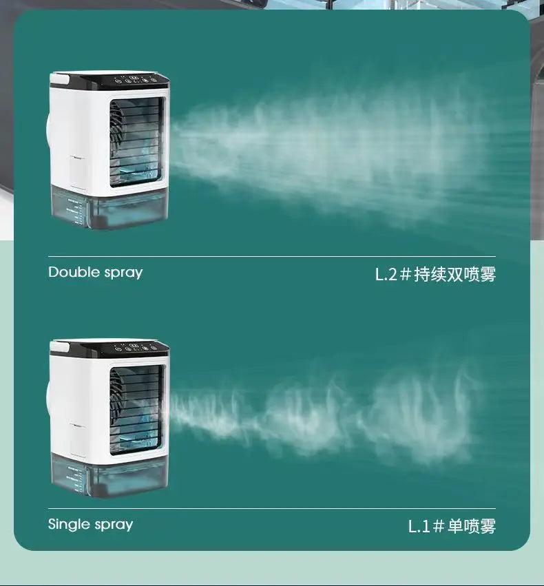 Super strong fan dormitory mini electric fan office small mobile air cooler
