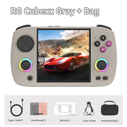 NEW ANBERNIC RG CUBEXX Retro Handheld Game Console Video Player Gaming Linux HD IPS RGB WIFI Bluetooth PSP Games Gift RGCUBEXX