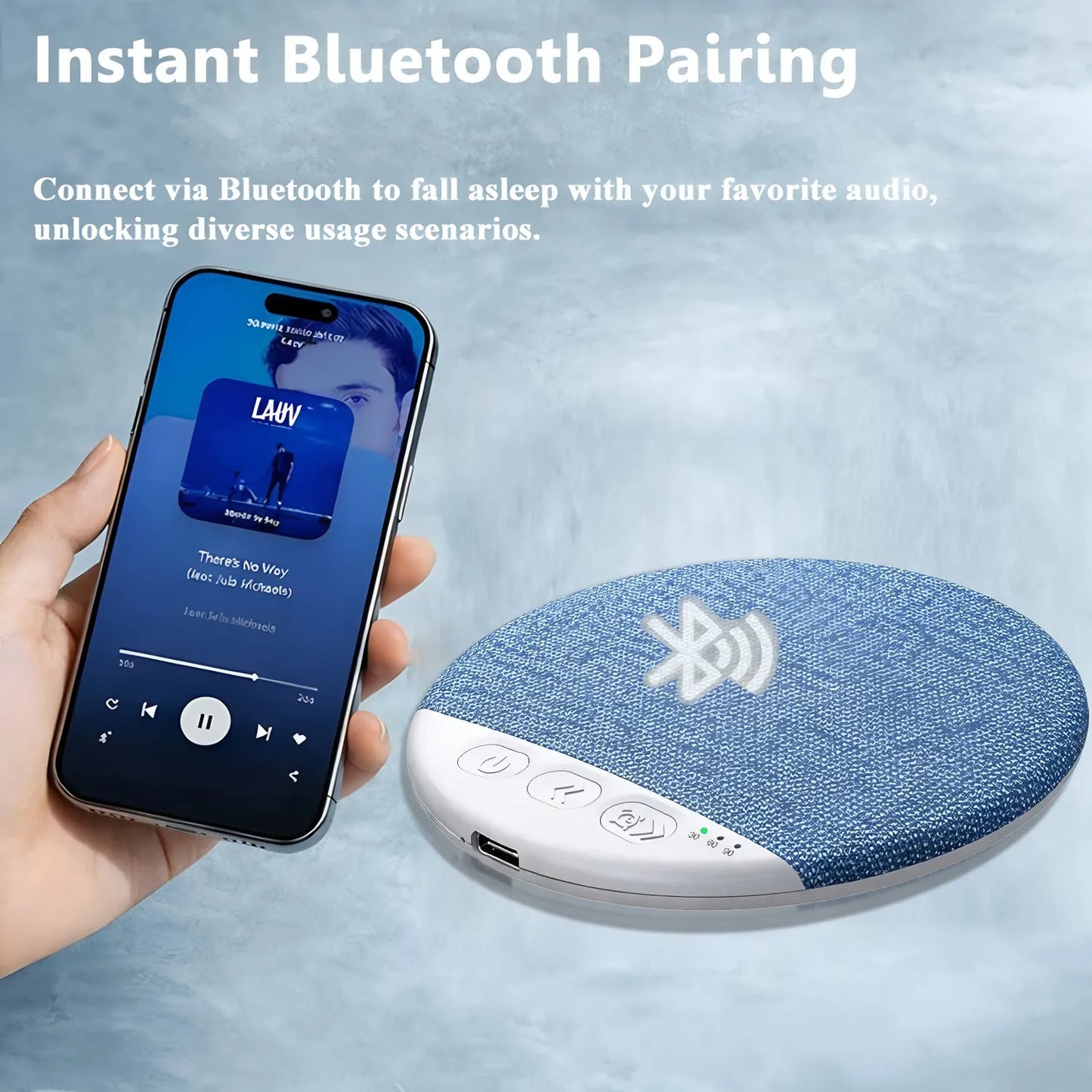 Bluetooth Speaker Under Pillow Sleep Sound White Noise Timer Multi Function Private Mold Audio Sleep Aid Speaker Bluetooth Speak