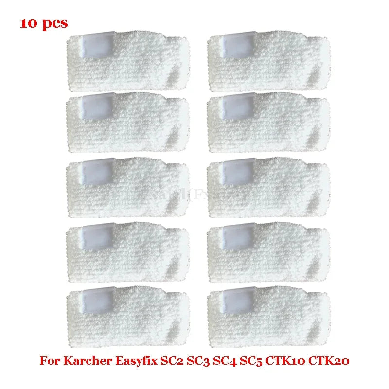 New Microfiber Mop Cloth For Karcher Easyfix SC2 SC3 SC4 SC5 CTK10 CTK20 Handheld Magic Steam Brush Vacuum Cleaner Spare Parts