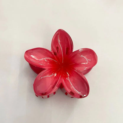 New Flower Shape Hair Claw Clips for Women Girls Barrette Crab Claw Clip Ponytail Hairpins Bath Beach Headwear Hair Accessories