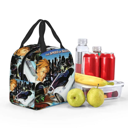 Custom Hot Wheels For Fans Thermal Insulated Lunch Bag Cartoon Sport Car Portable Lunch Container Travel Multifunction Food Box