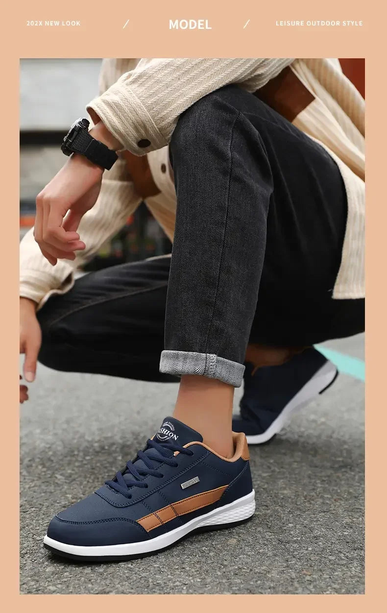 Brown Men Shoes Big 48 Sneakers Trend Casual Breathable Leisure Male Sneakers Non Slip Footwear Vulcanized Walking Shoes Hombre