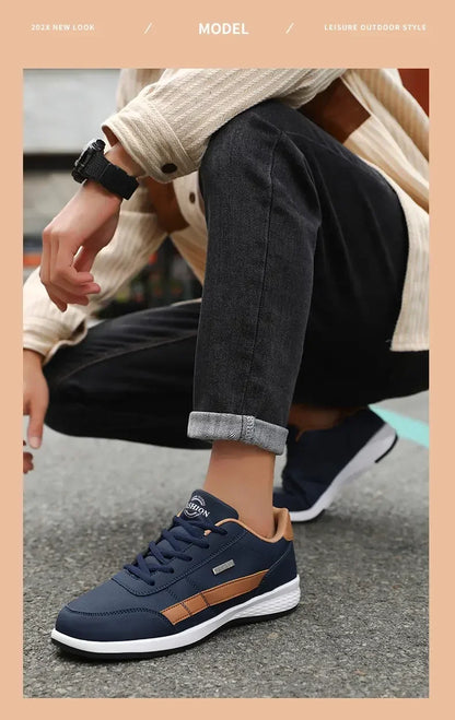 Brown Men Shoes Big 48 Sneakers Trend Casual Breathable Leisure Male Sneakers Non Slip Footwear Vulcanized Walking Shoes Hombre