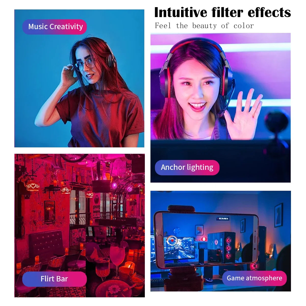 1-10PCS RGB GU10 LED Spotlight Bulb 24 Key Remote Control Dimmable 6W AC220V 110V Colorful Change for Bedroom Living Room Lamp