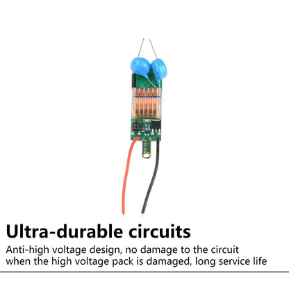 DC 3.3V-5V to DC 15-30KV Arc Igniter High Voltage Module No-load High Power High Voltage Booster Module Adjustable Voltage Coil