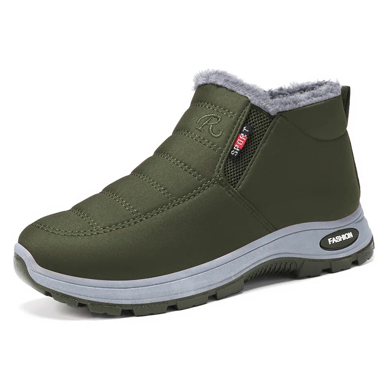 Winter New Women's Warm Cotton Boots Fleece-lined Thickened Waterproof Non-slip Women's Cotton Shoes Snow Boots