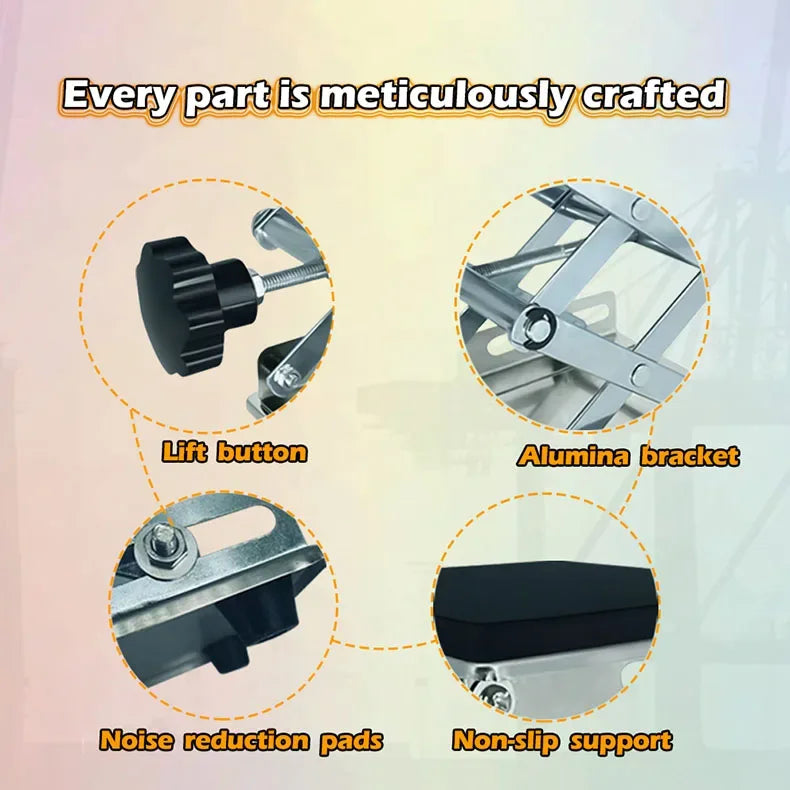 Waste Disposal Shock Absorbing Bracket Kitchen Household Garbage Disposer Support Frame Cushioning Bearing Adjusting Base