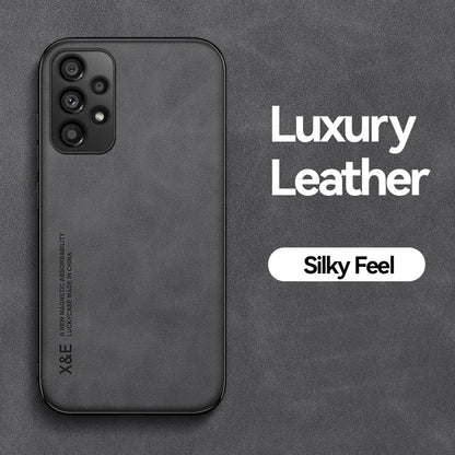 Hidden Iron Plate Magnetic Frosted Leather Phone Case For Xiaomi 17 Pro Max 15T 15 14 14T 13 13T 12 12T 11 11T Pro Back Cover