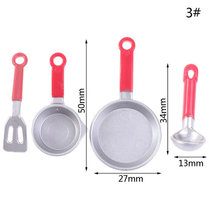 1PC Dollhouse 1/12 Scale Mini Bread Machine Miniature Kitchen Access Toaster Home Decoration Spoon Shovel Cookware Model