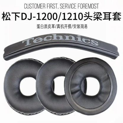Suitable for TECHNICS  RP DJ1200 Headphone Cushion Foam Cover RP-DJ1210 Ear Pads RP-DH1200