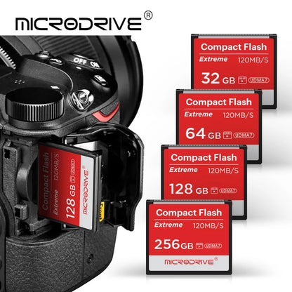 Compact Flash Card 256GB 128GB 32GB 64GB Real Memory Card High Speed 120MB/S CF Card The Best Quality Flash Cards for Camera