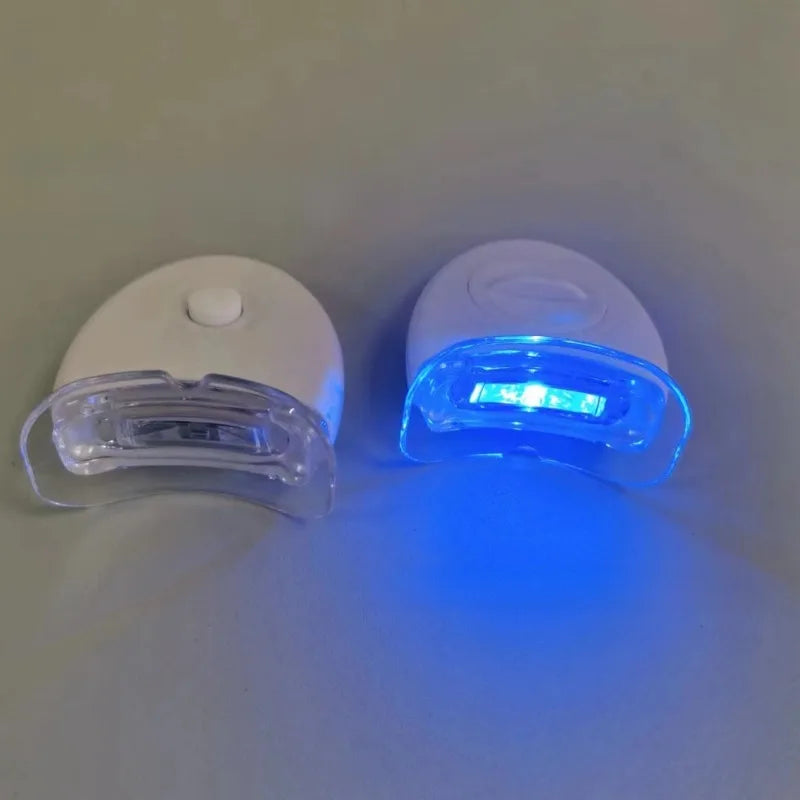 1PCS LED Teeth Whitening Lamp Blue Light Ultraviolet Home Mini White Blue Fresh Mouth Protection Oral Cleaning Personal Care