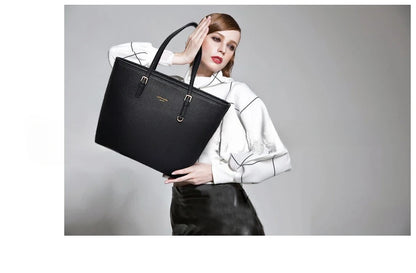 Women Large Capacity Bucket Tote Bag Shoulder Handbag Mommy Bag Work Travel Casual Purse