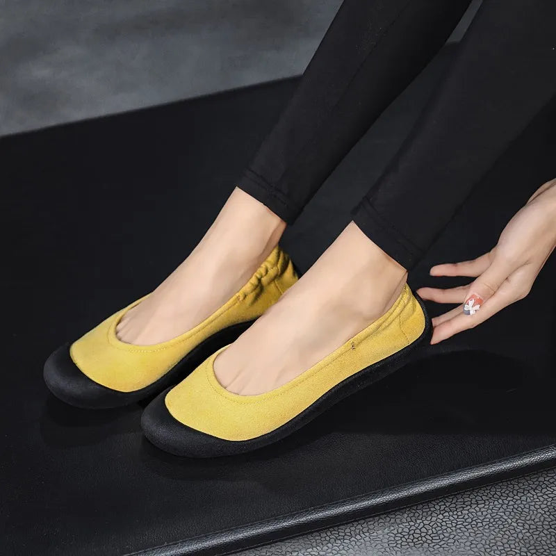 RYAMAG Women Shoes Outdoor Casual Sneakers Yoga Dance Shoes Fitness Shoes Comfortable Lightweight Loafers Slipon Sporting Flats
