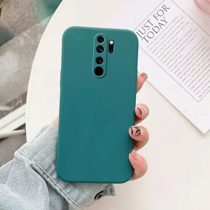 Square Matte Silicone Case for Xiaomi Redmi Note 8 Pro Cover Redmi Note8 Pro Shockproof Basic Cover Fundas