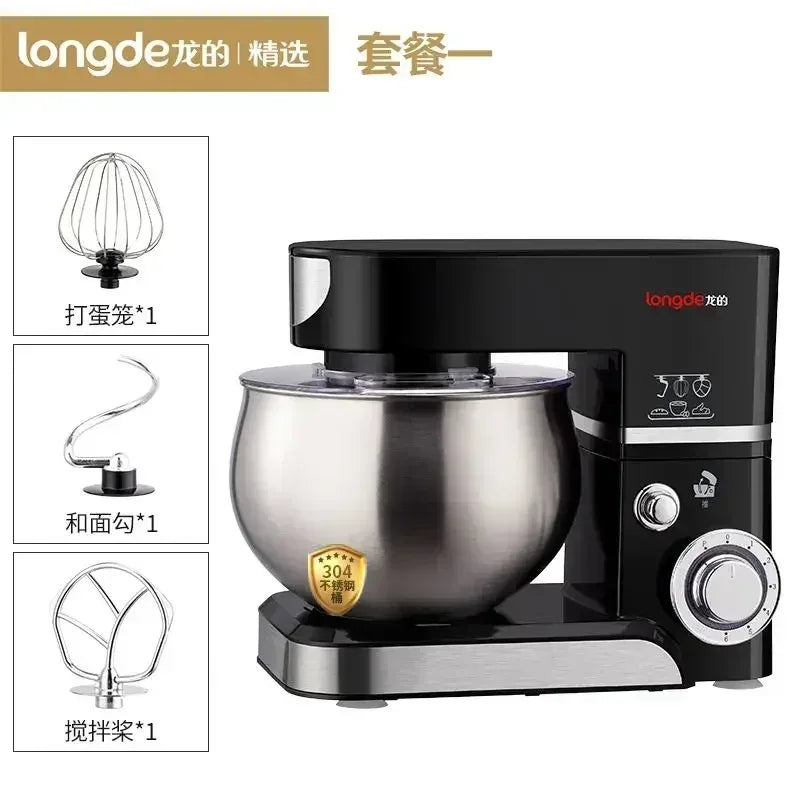 Small Household Chef Machine. Whip Cream Stirring. Multi-Function Dough Mixing. Cake Mixer. Stand Mixer.