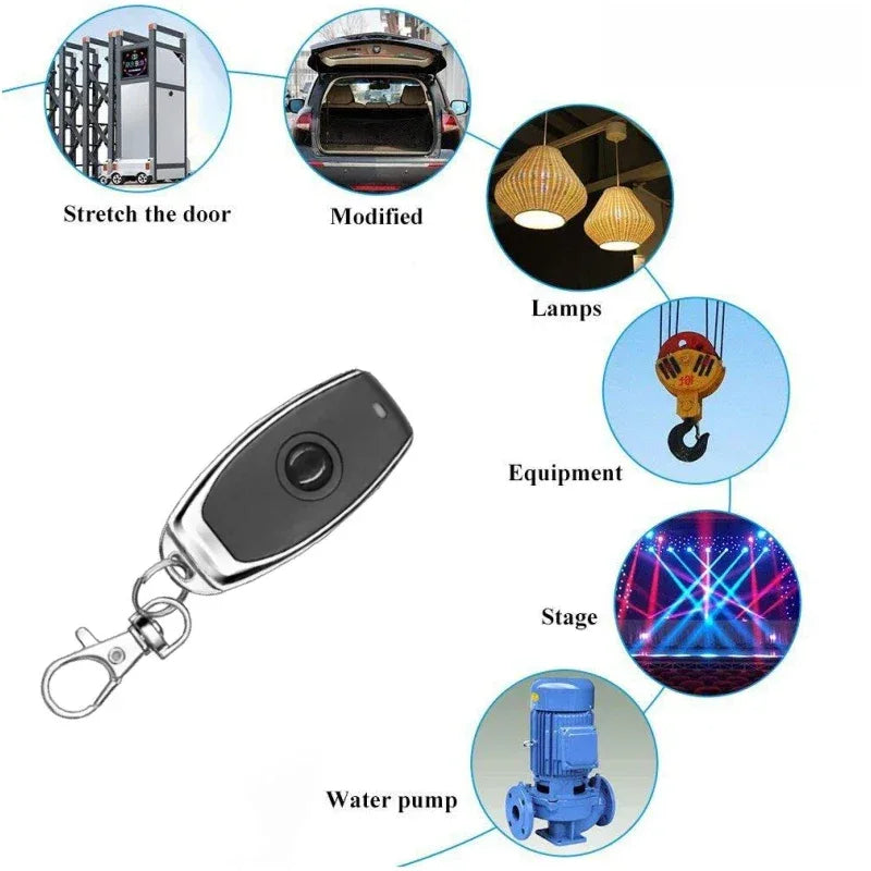 433MHz 1 CH Button EV1527 Remote Control Switch RF Transmitter Wireless controller For Smart Home Garage Door Opener Alarm