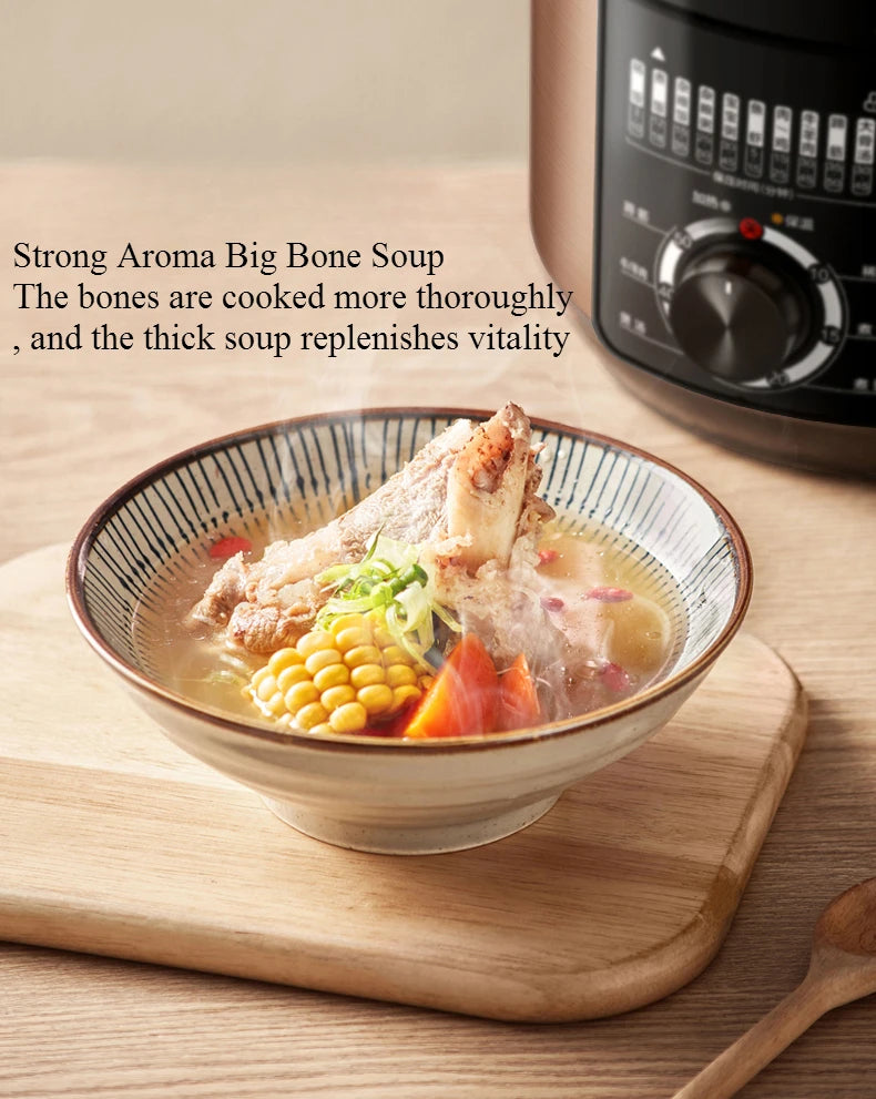 220V Electric Pressure Cooker Home Smart 5-liter Multi functional Pressure Cooker Rice Cooker