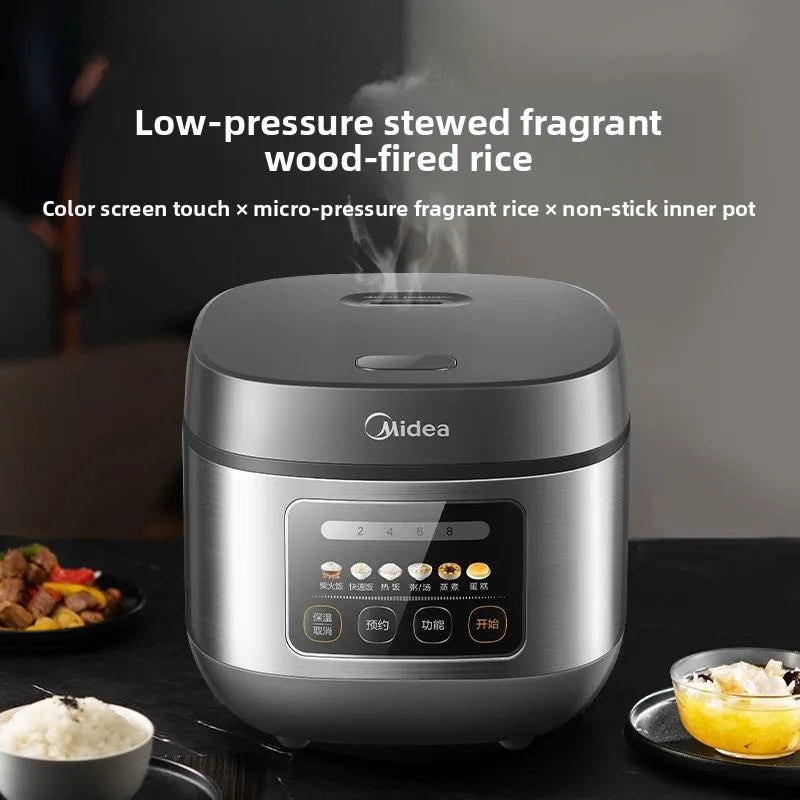 Home-use smart rice cooker with timer function, 4L/5L multi-functional non-stick large capacity MB-RE430