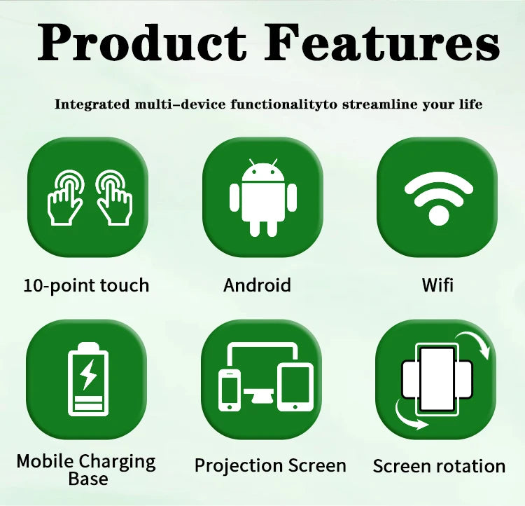 Téléviseur intelligent interactif 24 pouces avec écran tactile, salle de sport et jeux en direct