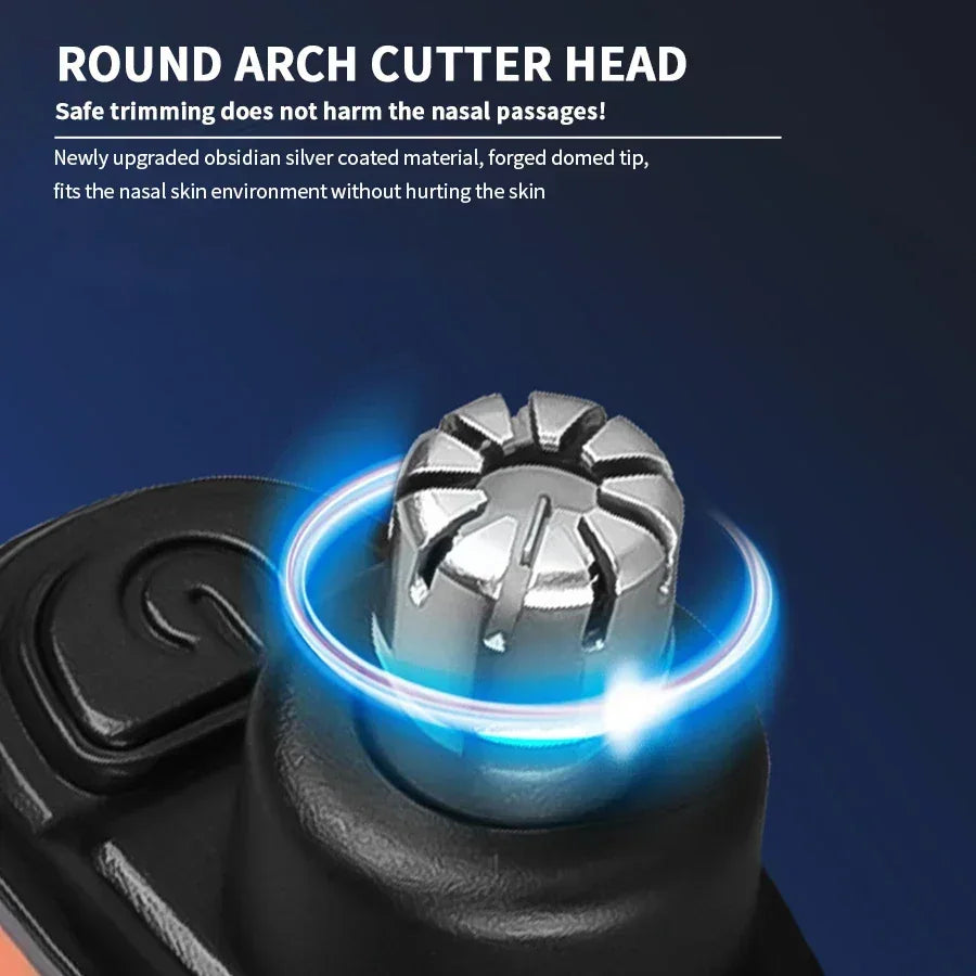 Portable Nose Hair Trimmer Mini Trimmer for Nose Mini Nose and Ear Hair Trimmer Nose Trimmer Rechargeable Trimmer 2-in-1Unisex