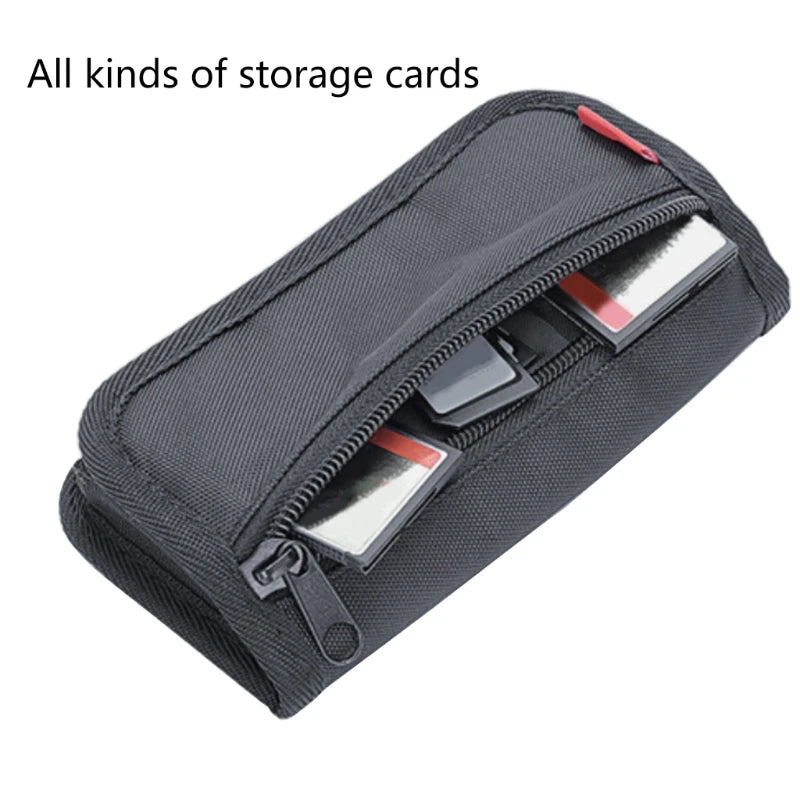 Camera Battery for Case with Card Holder for lp-e6/ en-el15/ np-fw50/ np-f550/ AA Battery and Memory Card