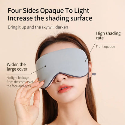 Jordan&Judy Sleeping Eyes Mask Warm and Cool Double-sided Available with Adjustable Strap Blocks Light Reduces Puffy Eyes Gifts