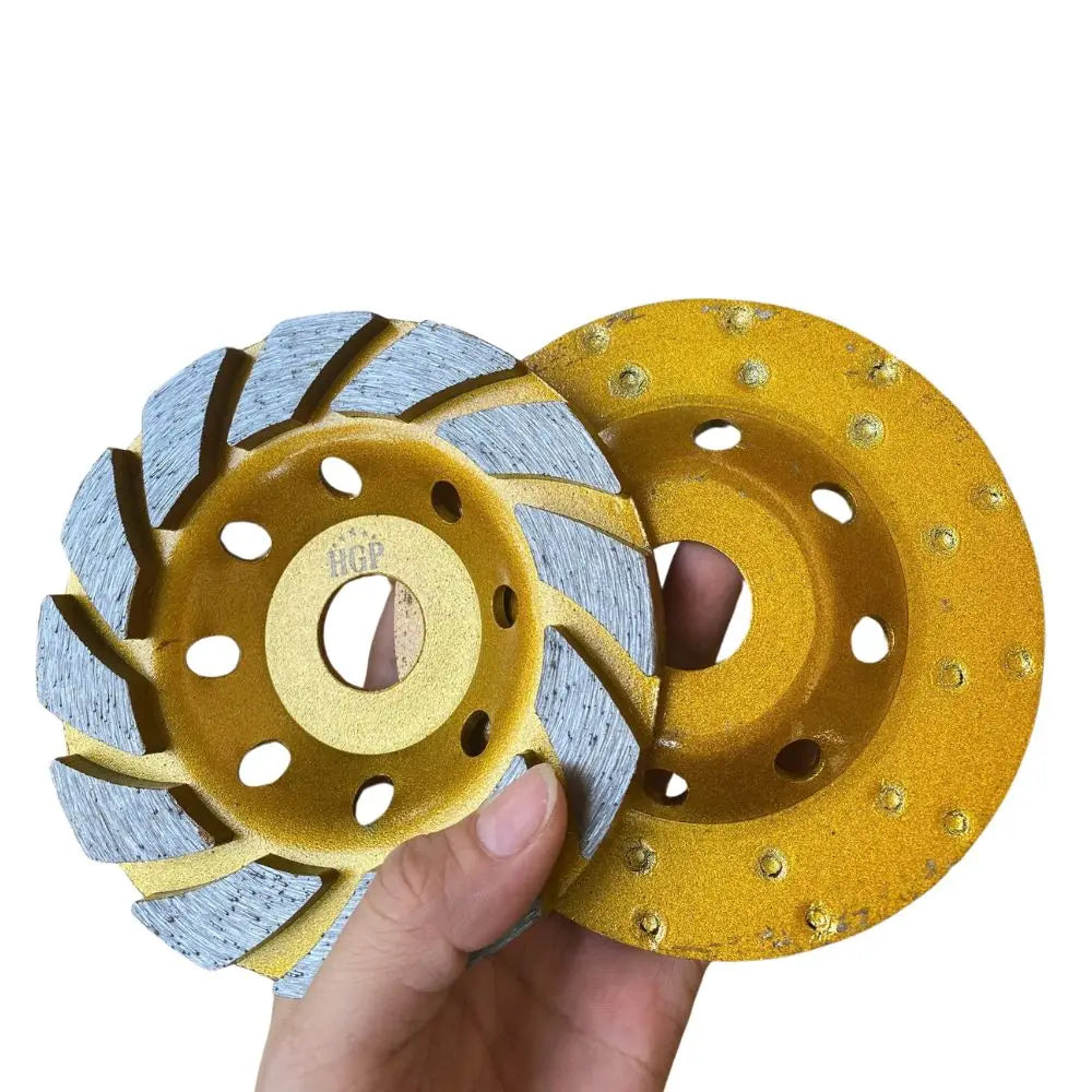 100mm Turbo Cup Wheel Diamond Grinding Disc for Deburring Stone Polishing Very Fine Abrasive Wet/Dry Grinding Metal Bonding