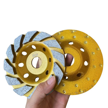 100mm Turbo Cup Wheel Diamond Grinding Disc for Deburring Stone Polishing Very Fine Abrasive Wet/Dry Grinding Metal Bonding