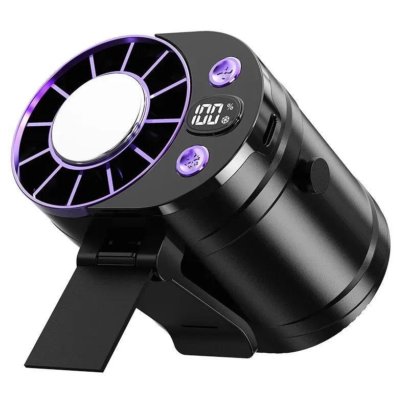 USB Waist Hanging Fan Neck Cooling Fan 2026 New Rechargeable Outdoor Camping High Temperature Workplace Portable Small
