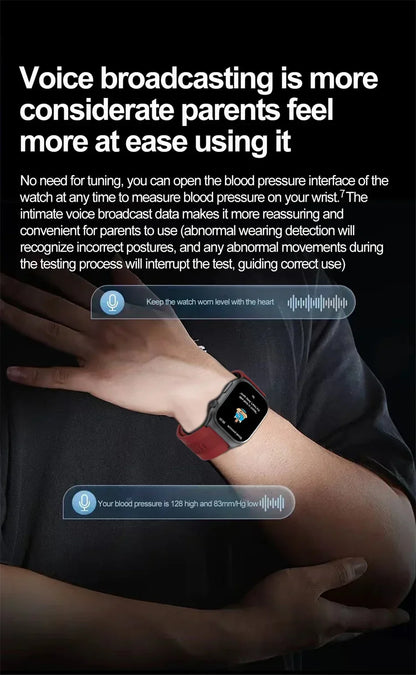Sapphire Glass Air Pump Airbag Test Three High Smart Watches Men ECG Heart Rate Blood Pressure Health Tracker NFC Smartwatch