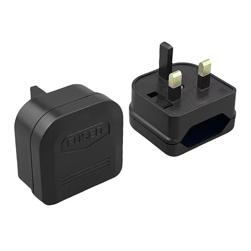 European Euro Eu 2 Pin To Uk 3 Pin Power Socket Travel Plug Adapter Converter Power Adapter Charger AC Power Cord Socket Outlet