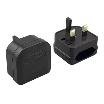European Euro Eu 2 Pin To Uk 3 Pin Power Socket Travel Plug Adapter Converter Power Adapter Charger AC Power Cord Socket Outlet