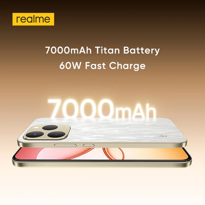 realme 15T 5G Smartphone NFC Dimensity 6400 Max Chipset Dual 50MP Cameras 6.57" 120Hz AMOLED Display 7000mAh Battery 60W Charge